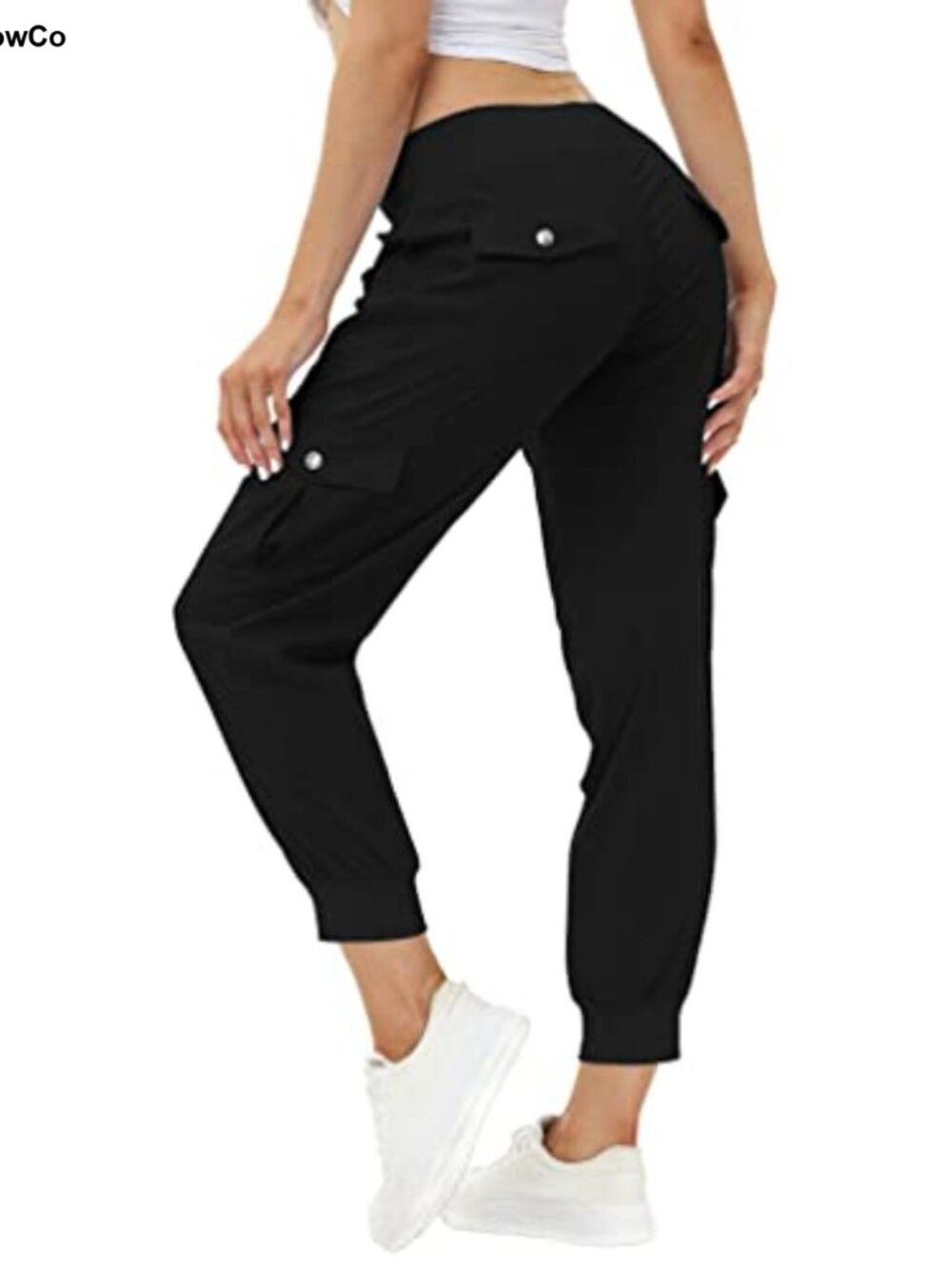 MoFiz Women's Lightweight Hiking Cargo Pants Quick Dry Joggers Drawstring